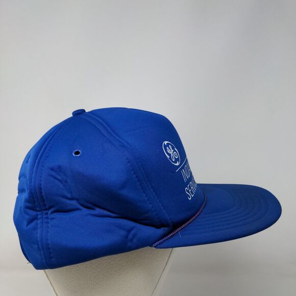 GE Indianapolis Service Center Snapback Rope Hat Blue OSFA Vent Holes - Picture 4 of 9